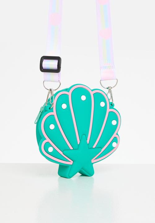 Pop Candy - Seashell shoulder bag - blue & green