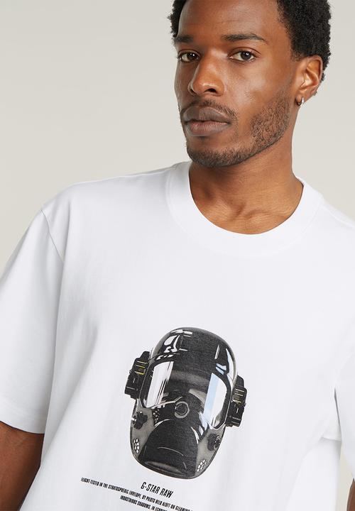 G-STAR - Mask gr boxy r t - white