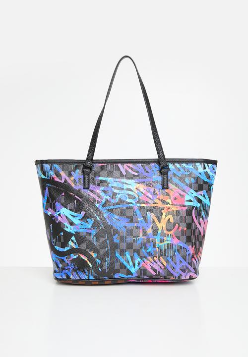Sprayground - Sharks in stickers tote-multi