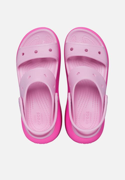 Mega crush matte sandal - pink tweed/multi