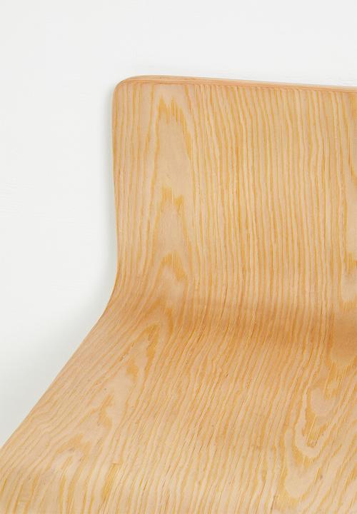 Sixth Floor - Magna wooden barstool - Natural