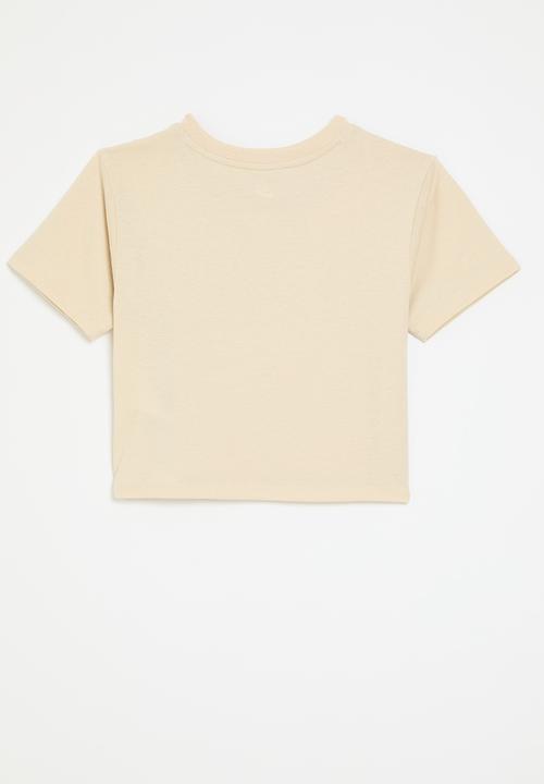 Nike - Nkg hbr club boxy tee - sanddrift
