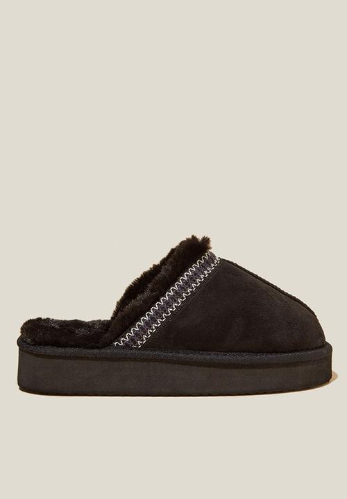 Cotton On - Platform mule - black