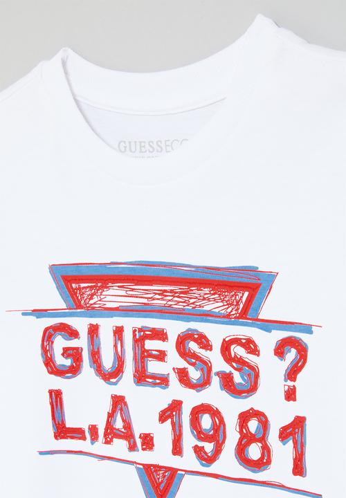 GUESS - Short sleeve T-shirt - pure white