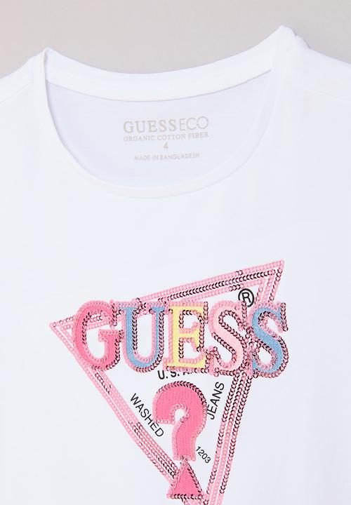 GUESS - Short sleeve T-shirt - pure white