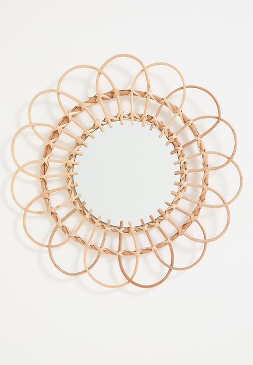 H&S - Flower shaped mirror - neutral