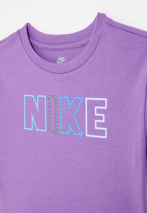 Nike - Nkg femme pop tee - black raspberry