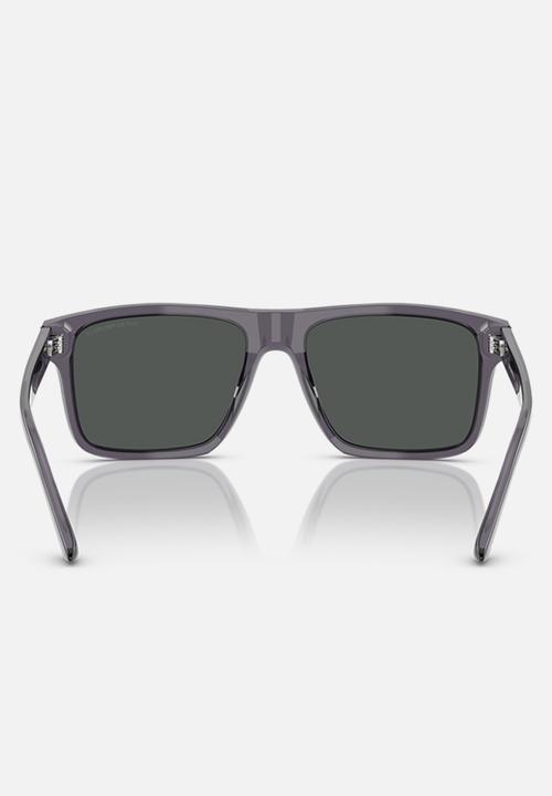 Emporio Armani - EA Square - Transparent Dark Grey