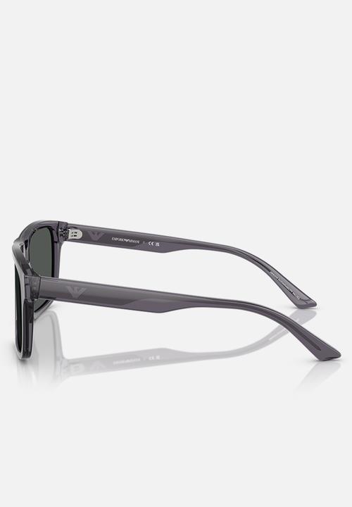 Emporio Armani - EA Square - Transparent Dark Grey