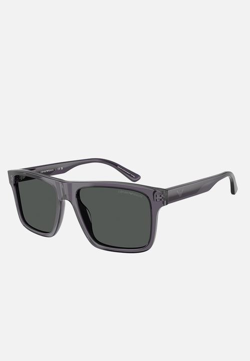 Emporio Armani - EA Square - Transparent Dark Grey