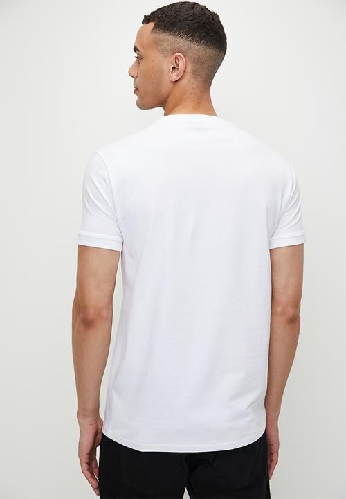 POLO - Thebe pjc cuffed ss tee - white