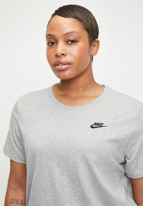 Nike - Nike Plus Sportswear Essentials Tee - dk grey heather/black