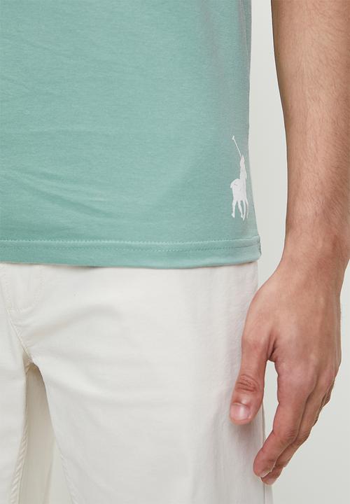 POLO - Trent pjc logo ss tee - aqua