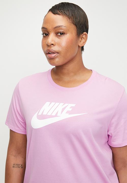 Nike - Nike Plus Icon Futura Club Tee - Beyond Pink & White 