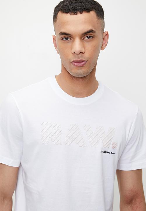G-STAR - 3D Raw. Logo Slim R T S\S - White