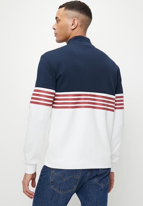 POLO - Reese Long Sleeve Zip Through Sweater - Multi