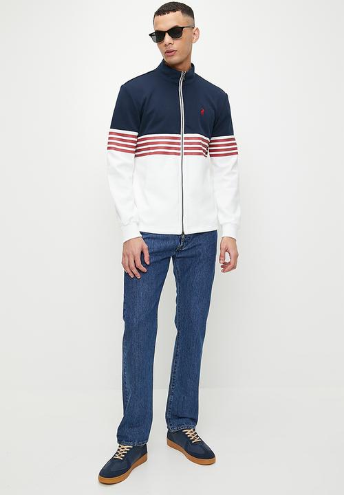 POLO - Reese Long Sleeve Zip Through Sweater - Multi
