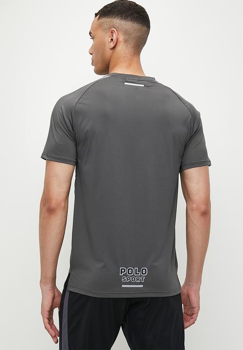 POLO - Ramo Sport Short Sleeve Tech Tee - Charcoal