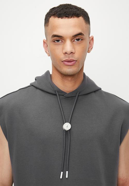 POLO - Khaya Sport Sl Hooded Sweat Top - Charcoal