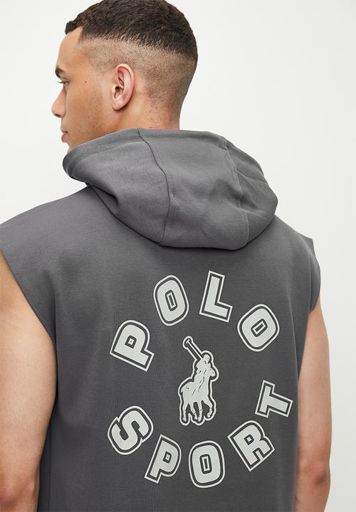 POLO - Khaya Sport Sl Hooded Sweat Top - Charcoal