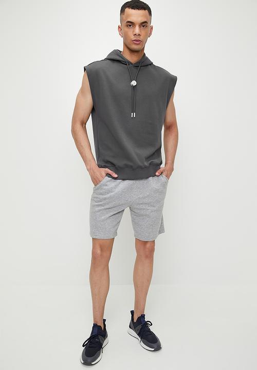 POLO - Khaya Sport Sl Hooded Sweat Top - Charcoal