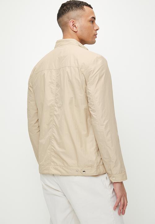 POLO - Harry Cotton Harrington Jacket - Stone