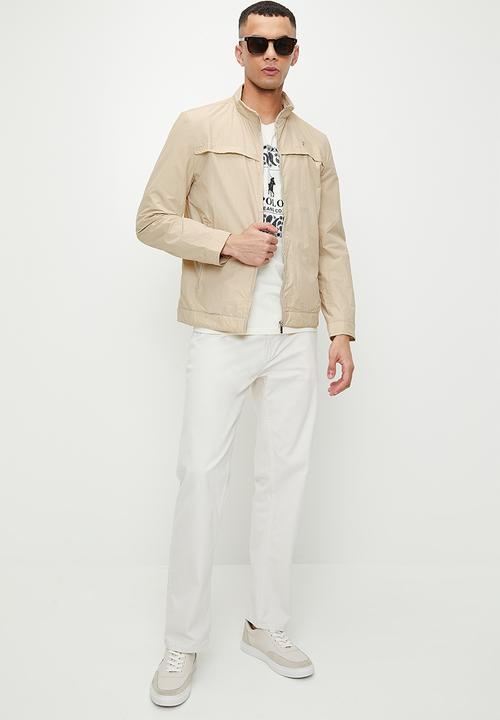 POLO - Harry Cotton Harrington Jacket - Stone