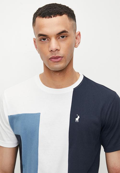 POLO - Chapelle Colourblock Short Sleeve Tee - Blue