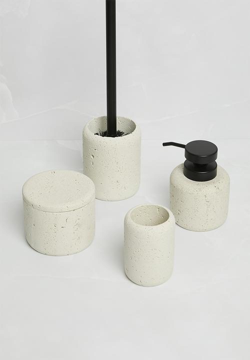 Sixth Floor - Terazzo storage holder - white