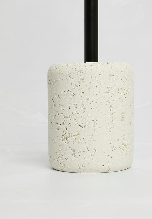 Sixth Floor - Terazzo Toilet Brush Holder - White