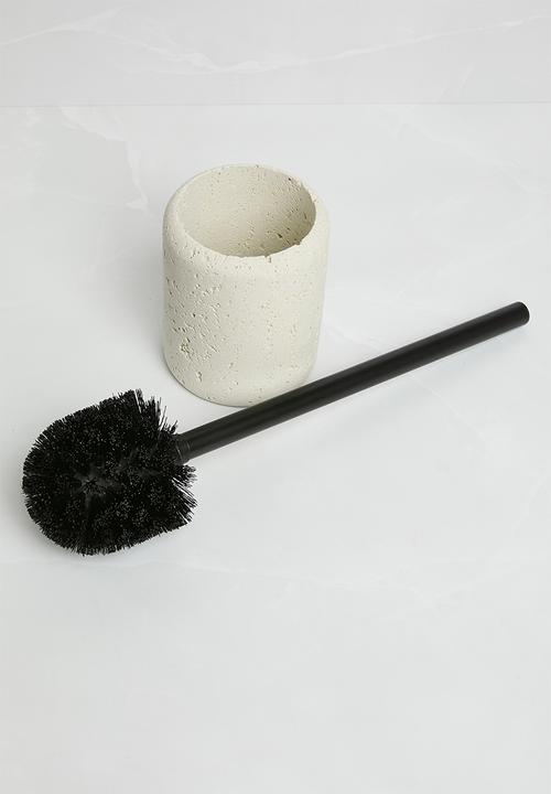 Sixth Floor - Terazzo Toilet Brush Holder - White