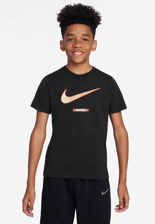 nike sportswear swoosh t shirt black