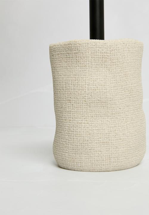 Sixth Floor - Textured Toilet Brush Holder - Natural