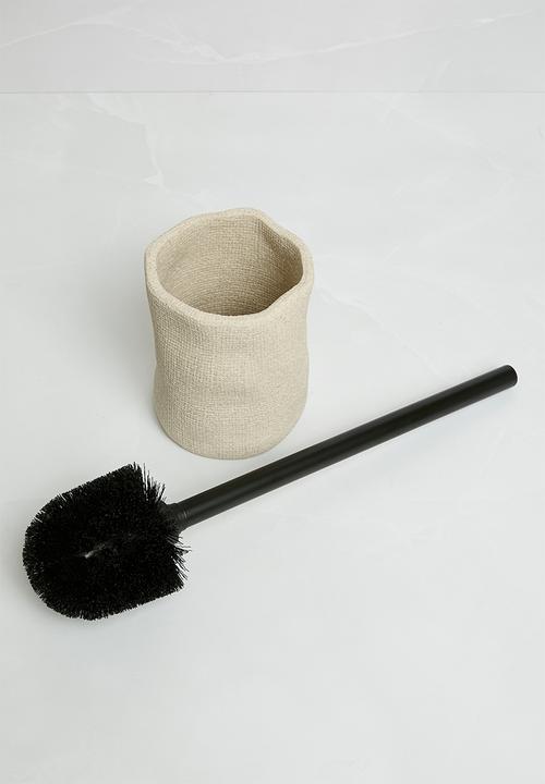 Sixth Floor - Textured Toilet Brush Holder - Natural