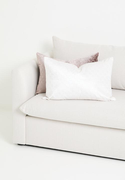Sixth Floor - Octa velvet cushion cover - Natural