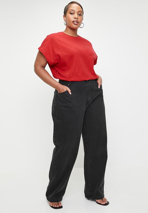 Superbalist - Grown on sleeve tee plus  - red