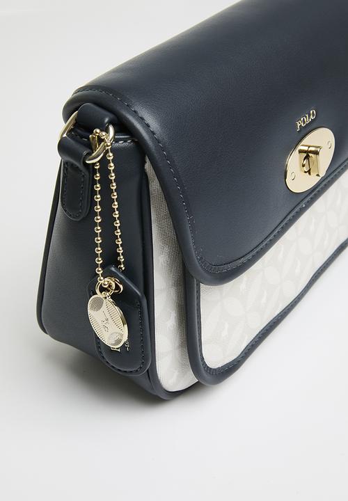 POLO - Preston flapover bag - navy