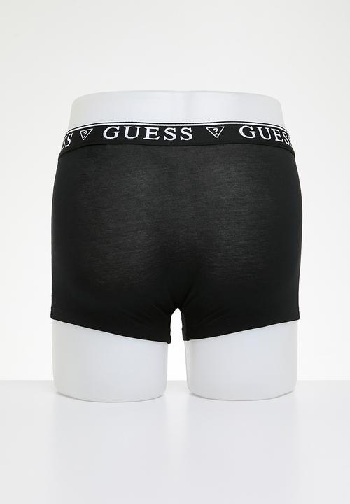 GUESS - Barney cash counte boxer trunk - jet black 