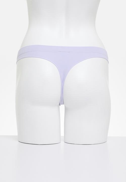 Cotton On - Seamless High Cut G String 3 Pack - multi