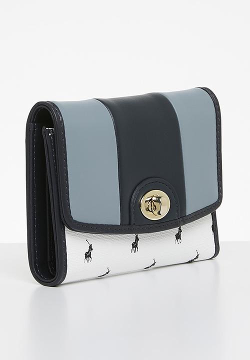 POLO - Casablanca compact trifold purse bag - blue