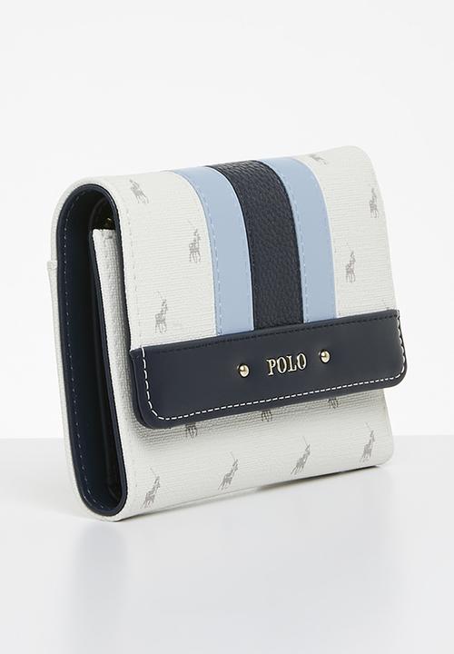 POLO - Kensington compact trifold purse - blue