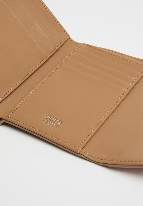 POLO - Casablanca compact trifold purse bag - coral