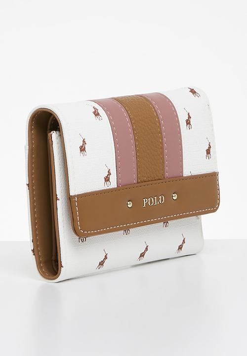 POLO - Kensington compact trifold purse - pink