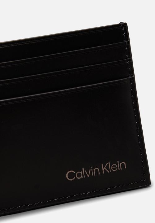 Calvin Klein - Ck smooth cardholder 6cc - black