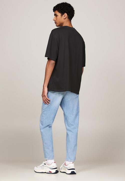 Tommy Hilfiger - Tjm ovz big flag tee ext - black