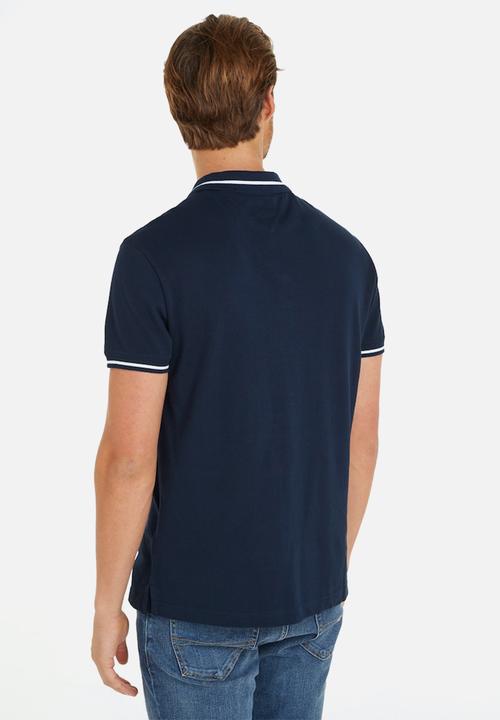 Tommy Hilfiger - Tjm reg tipping polo - dark night navy
