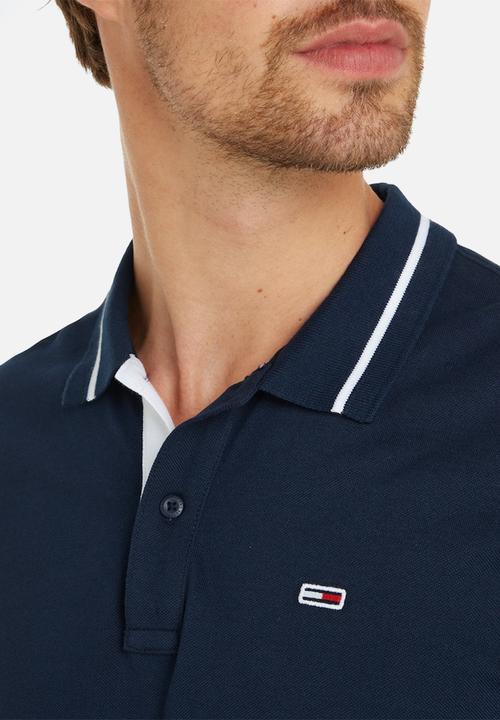 Tommy Hilfiger - Tjm reg tipping polo - dark night navy