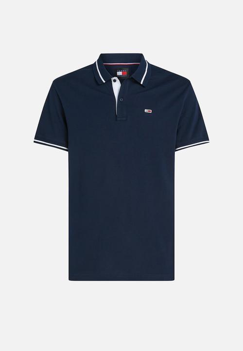 Tommy Hilfiger - Tjm reg tipping polo - dark night navy
