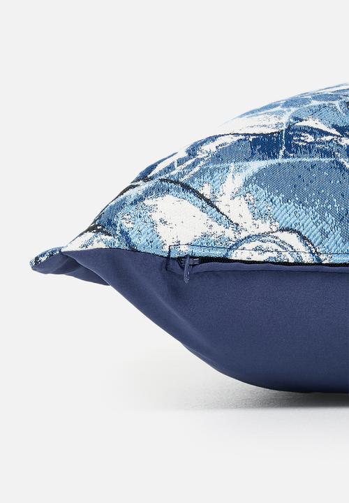 Grey Gardens - Fossil cushion cover - blue
