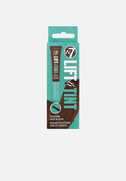 W7 Cosmetics - Lift & Tint Brow Thickening Mascara-Brunette